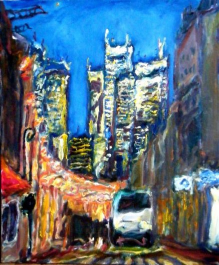 huile sur toile 80x90