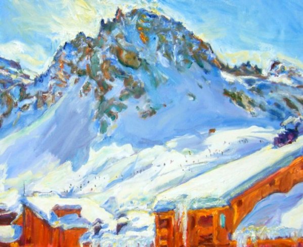 huile sur toile 70x70